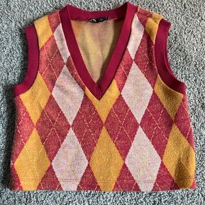 Zara women knit vest size s